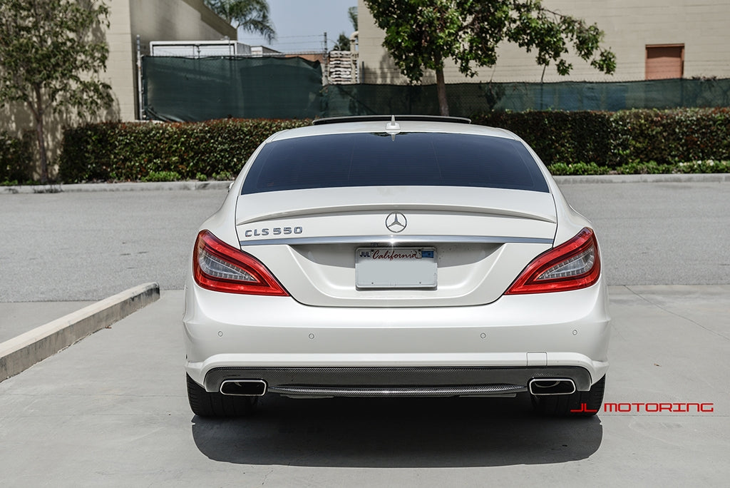 Mercedes W218 CLS 550 Carbon Fiber Rear Diffuser