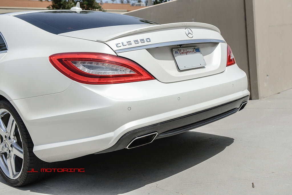 Mercedes W218 CLS 550 Carbon Fiber Rear Diffuser