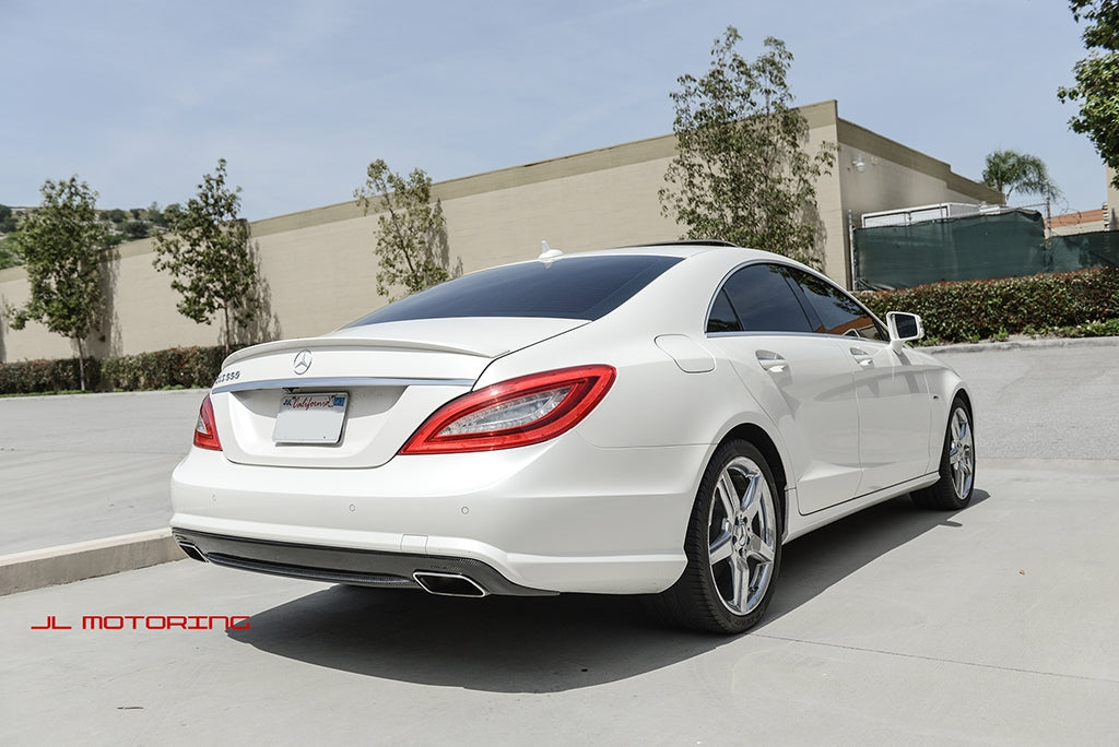 Mercedes W218 CLS 550 Carbon Fiber Rear Diffuser