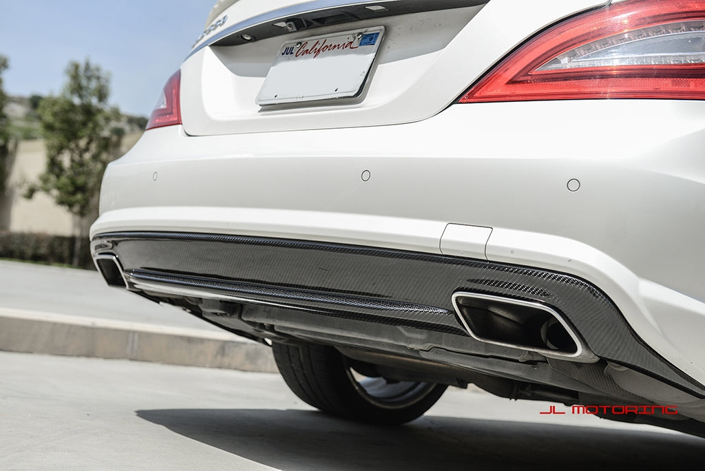 Mercedes W218 CLS 550 Carbon Fiber Rear Diffuser