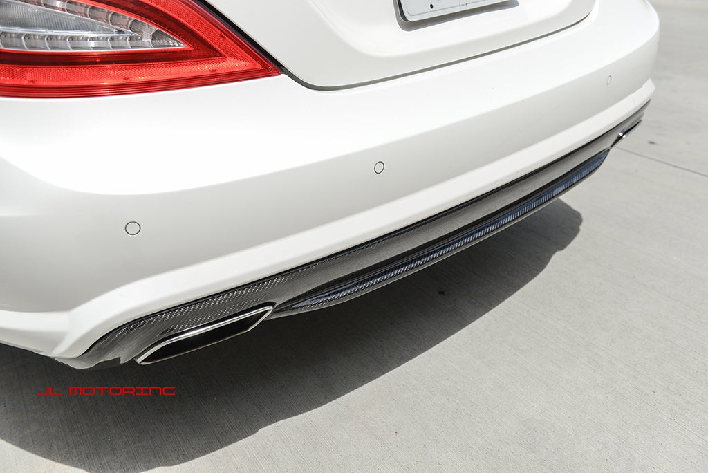 Mercedes W218 CLS 550 Carbon Fiber Rear Diffuser