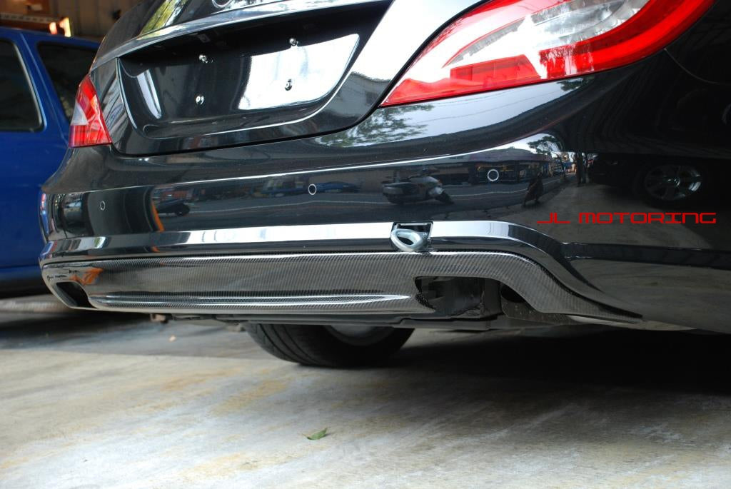 Mercedes W218 CLS 550 Carbon Fiber Rear Diffuser