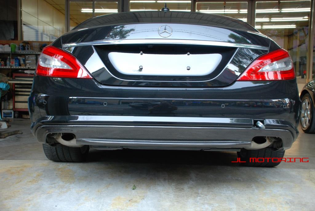 Mercedes W218 CLS 550 Carbon Fiber Rear Diffuser