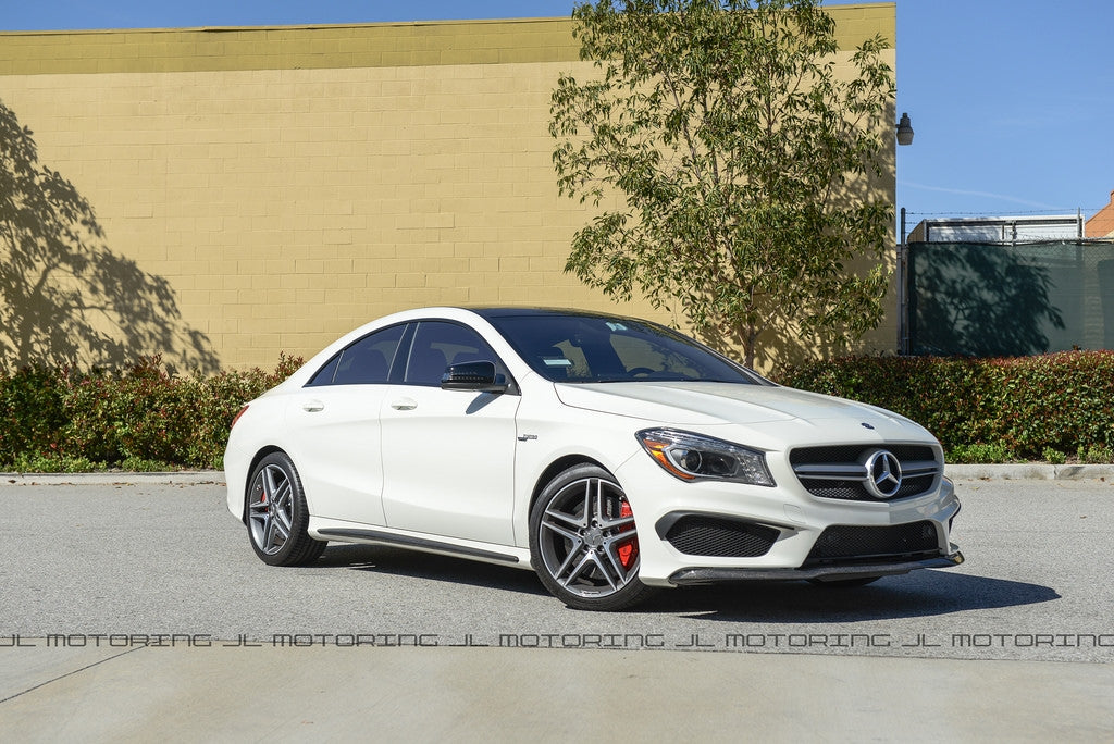 Mercedes Benz C117 CLA Class Carbon Fiber Front Lip