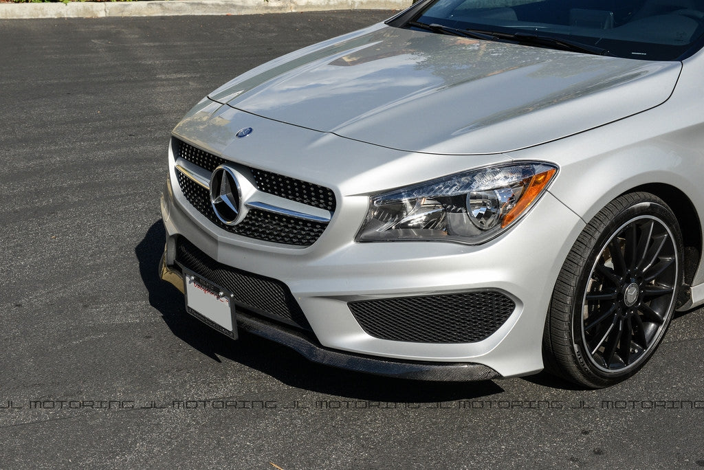 Mercedes Benz C117 CLA Class Carbon Fiber Front Lip