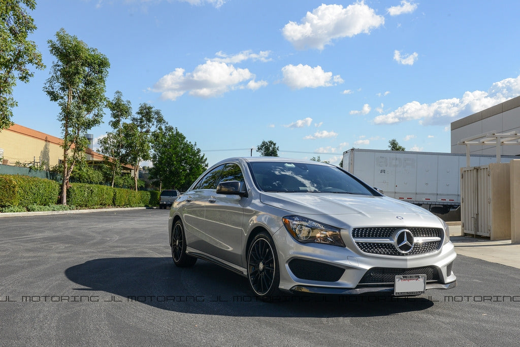 Mercedes Benz C117 CLA Class Carbon Fiber Front Lip