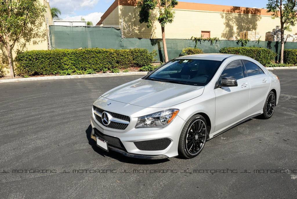 Mercedes Benz C117 CLA Class Carbon Fiber Front Lip