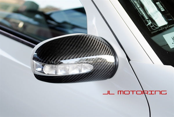 Mercedes Benz W211 E Class Carbon Fiber Mirror Covers