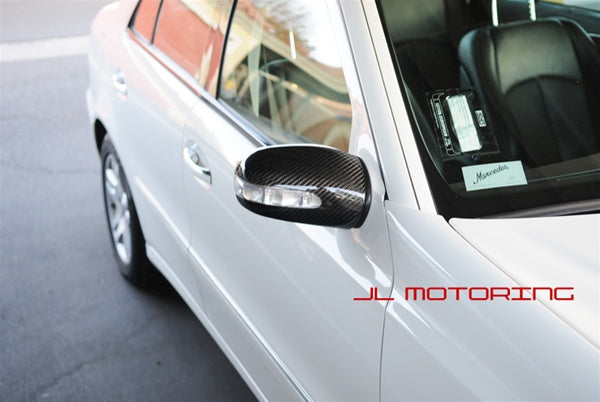 Mercedes Benz W211 E Class Carbon Fiber Mirror Covers