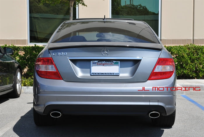 Mercedes W204 C Class AMG Style Carbon Fiber Trunk Spoiler