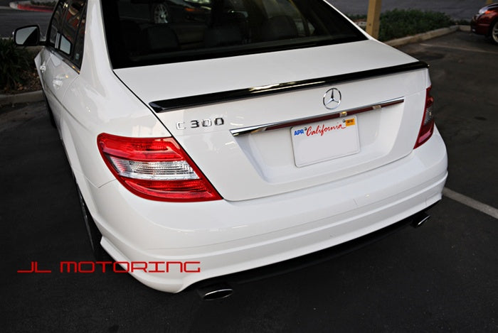 Mercedes W204 C Class AMG Style Carbon Fiber Trunk Spoiler