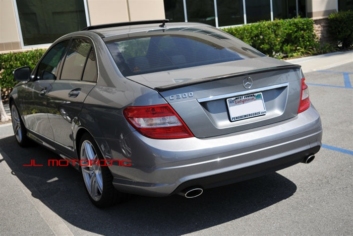 Mercedes W204 C Class AMG Style Carbon Fiber Trunk Spoiler