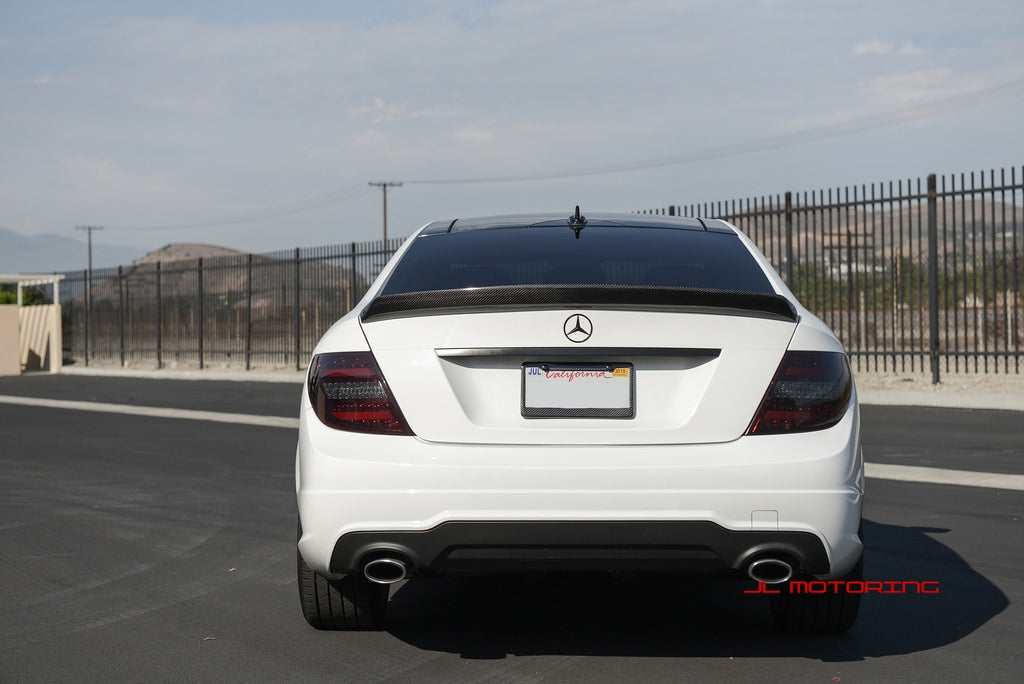 Mercedes Benz W204 C Coupe DTM Style Carbon Fiber Trunk Spoiler