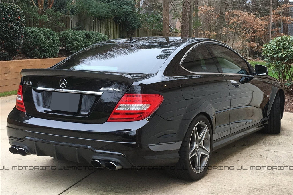 Mercedes Benz W204 C Coupe DTM Style Carbon Fiber Trunk Spoiler