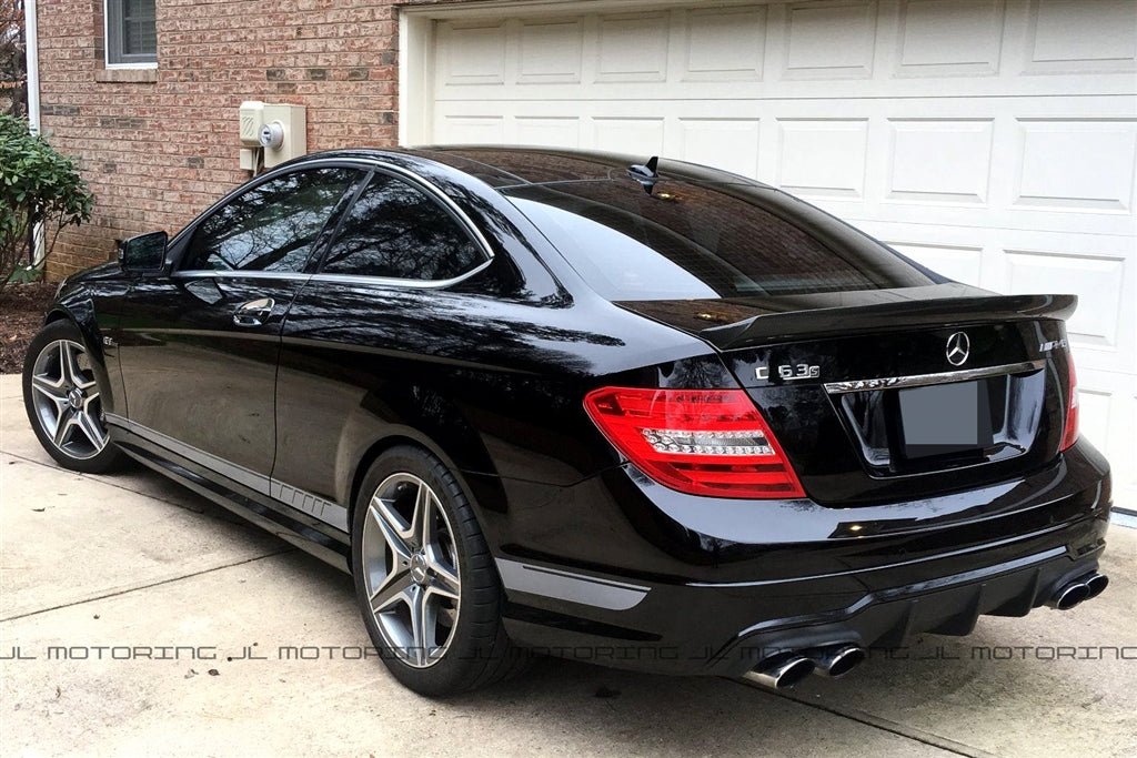 Mercedes Benz W204 C Coupe DTM Style Carbon Fiber Trunk Spoiler