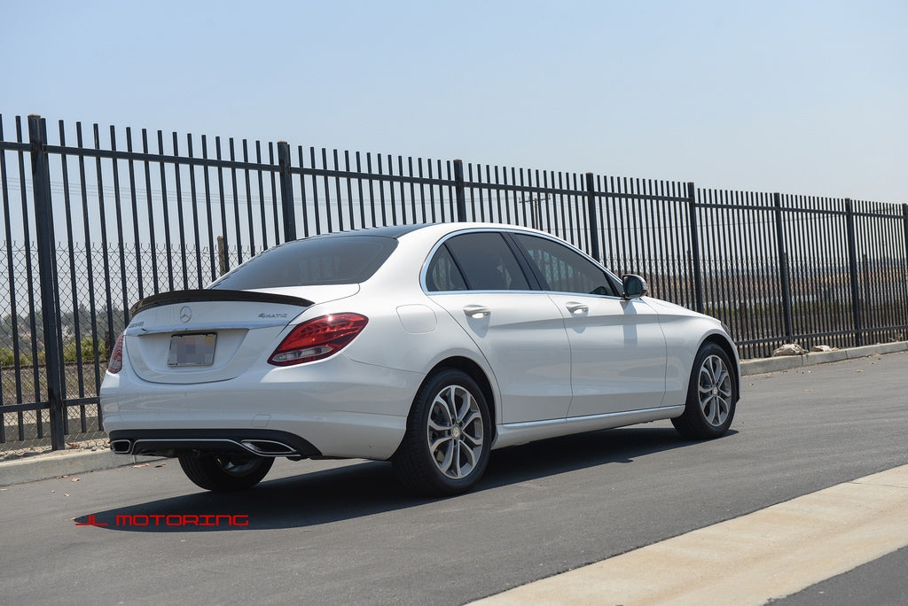 Mercedes W205 C Class V2 Carbon Fiber Trunk Spoiler