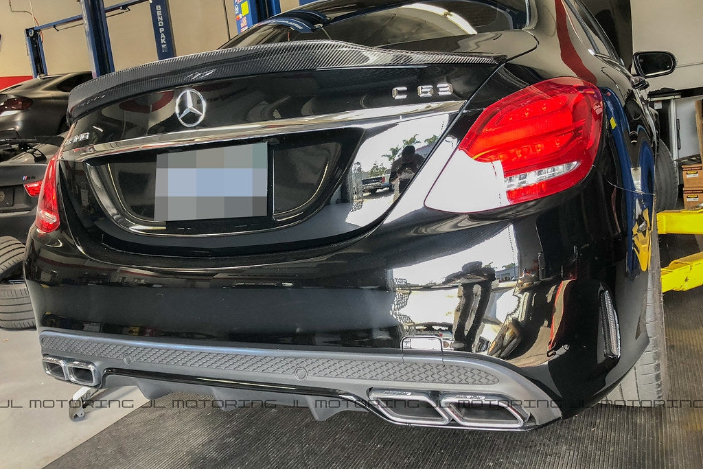 Mercedes W205 C Coupe GTX Carbon Fiber Trunk Spoiler