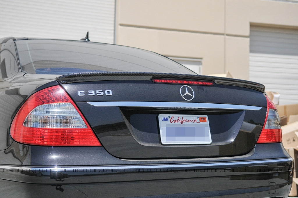 Mercedes W211 E Class AMG Style Carbon Fiber Trunk Spoiler