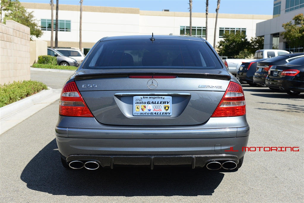 Mercedes W211 E Class AMG Style Carbon Fiber Trunk Spoiler