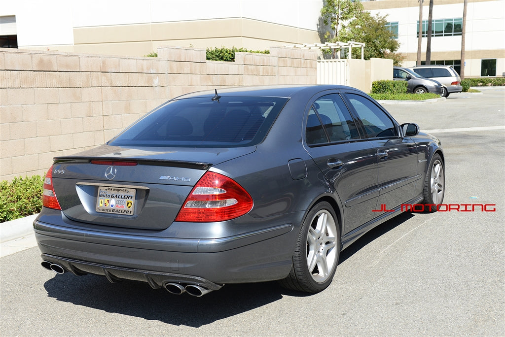 Mercedes W211 E Class AMG Style Carbon Fiber Trunk Spoiler