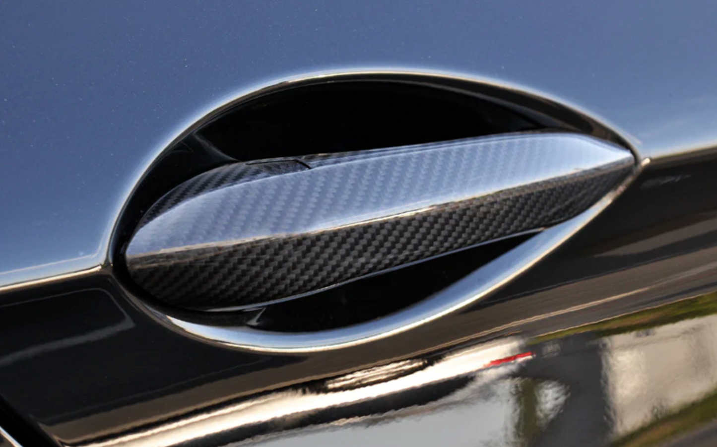 BMW carbon Fiber Door Handle Trims F10 5 Series F06 F12 F13 6 Series F01 7 Series
