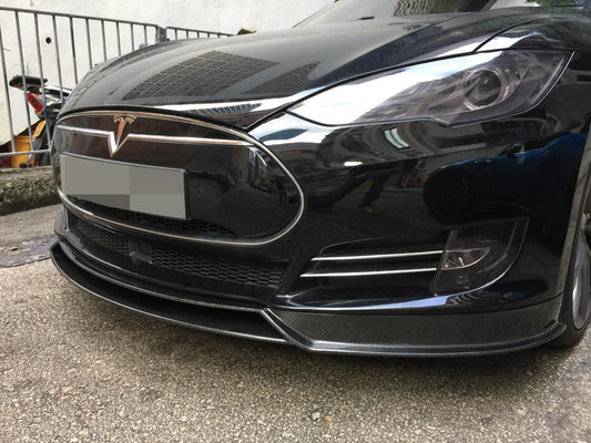 Tesla Model S Carbon Fiber Front Lip