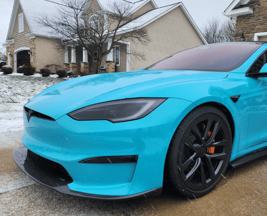 Tesla Model S Carbon Fiber Front Lip 2021+