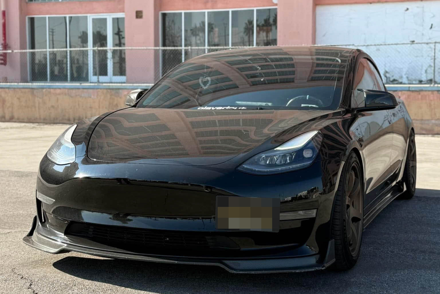 Tesla Model 3 Carbon Fiber Front Lip