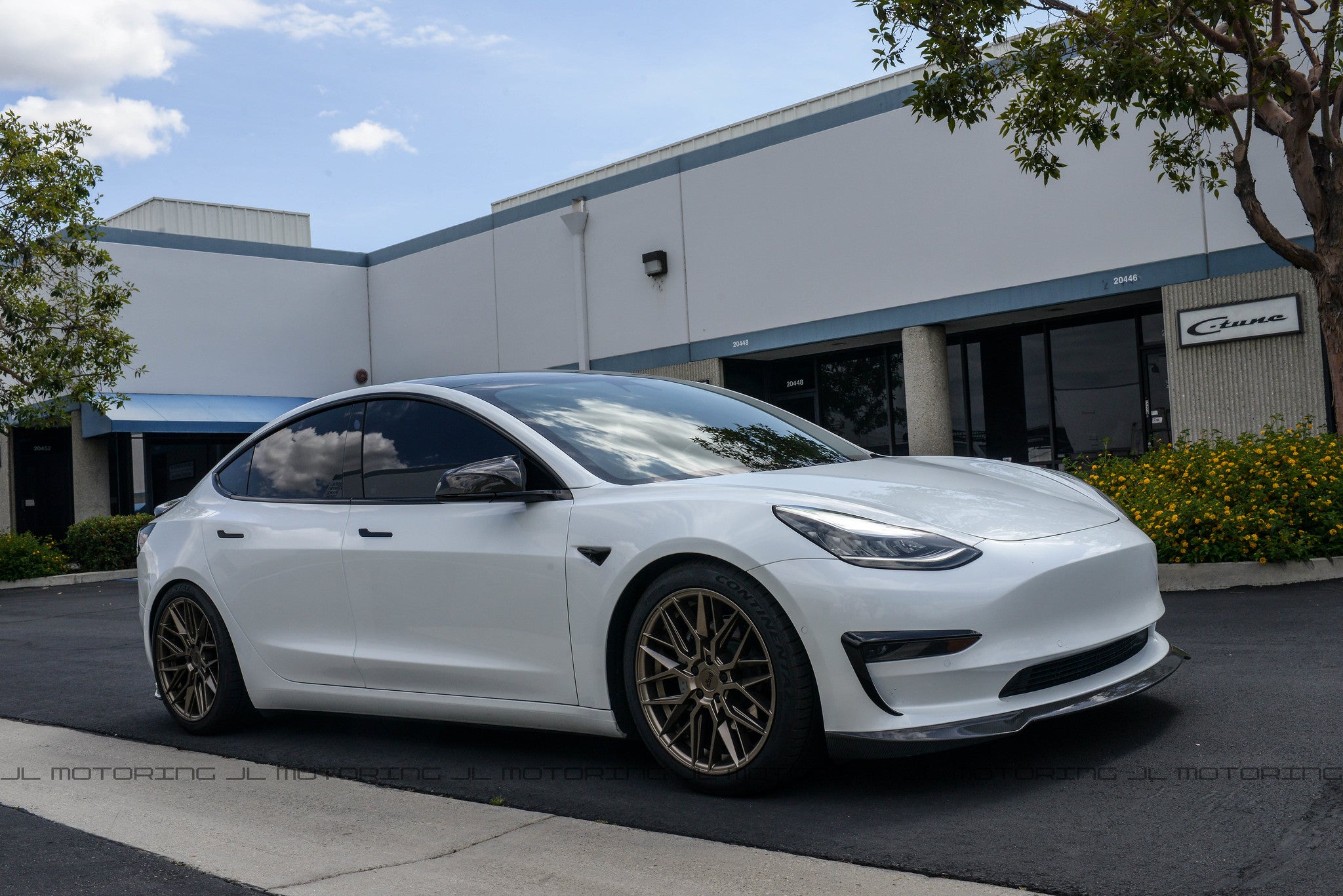 Tesla Model 3 Carbon Fiber Front Lip – JL Motoring