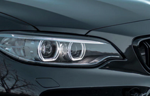 Load image into Gallery viewer, BMW F87 M2 F22 2 Series Carbon Fiber Headlight Covers
