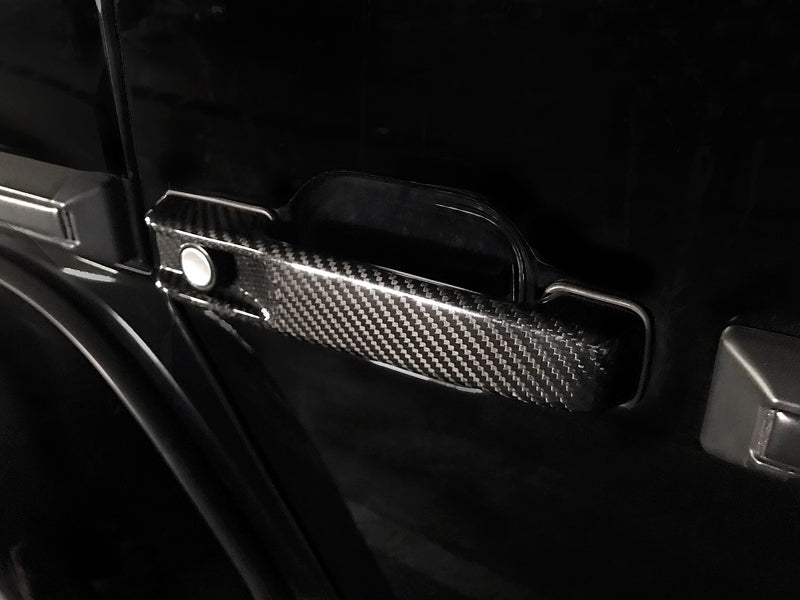 Mercedes Benz W464 G550 G63 AMG Carbon Fiber Door Handle Trims