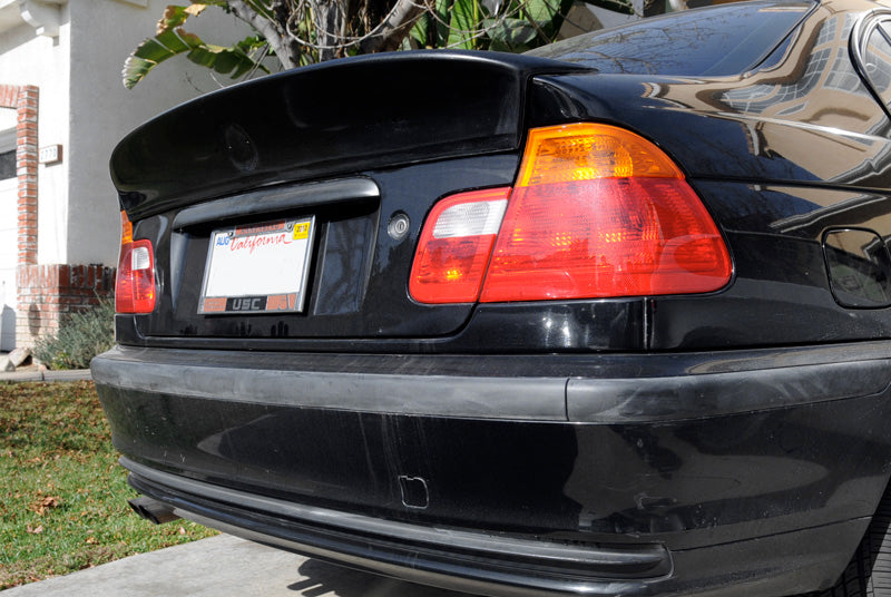 BMW E46 3 Series Sedan CSL Style Add On Trunk Spoiler