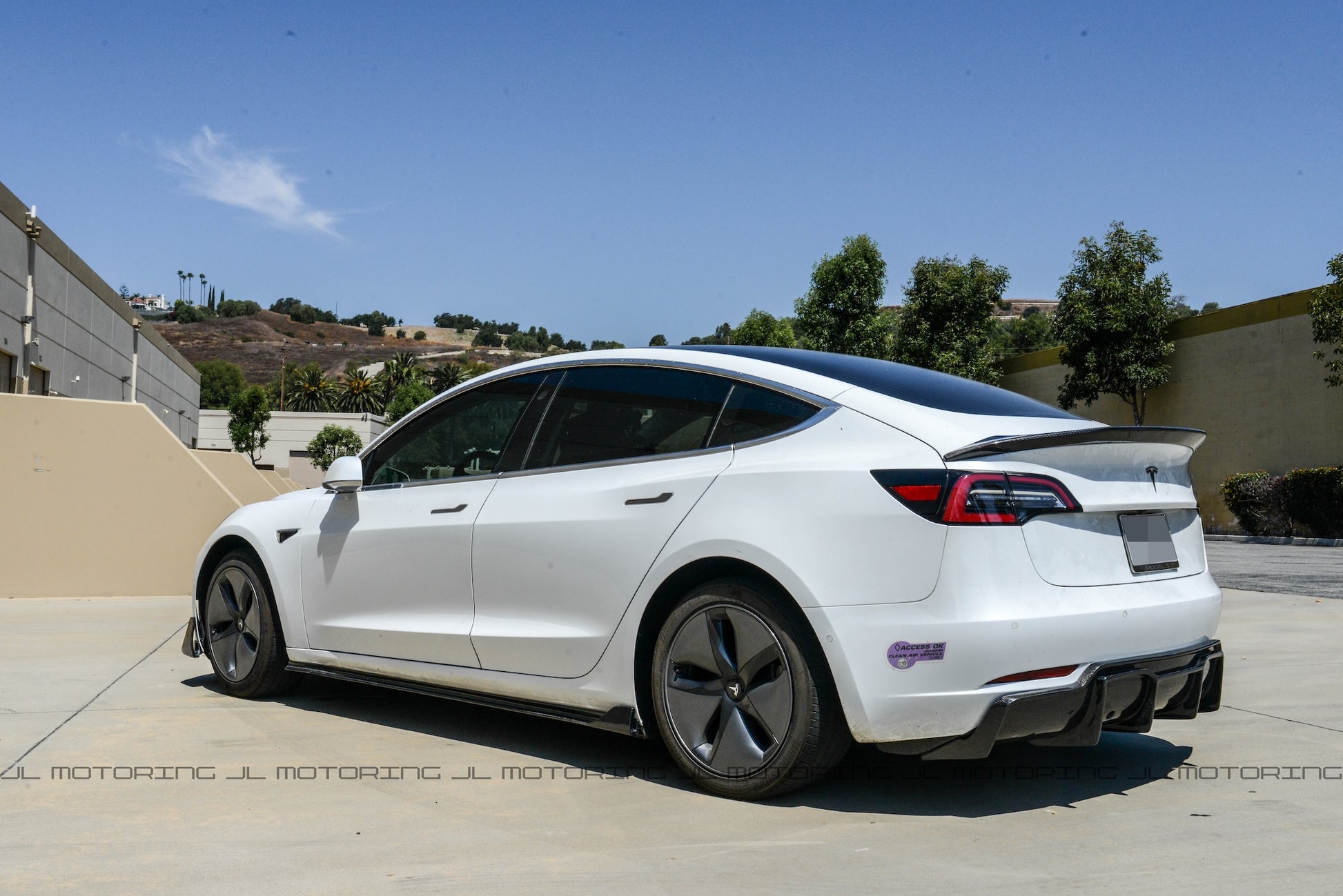 Tesla Model 3 Carbon Fiber Rear Diffuser