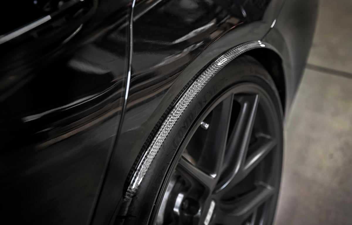 BMW F90 M5 G30 5 Series Carbon Fiber Rear Wheel Arch Extensions