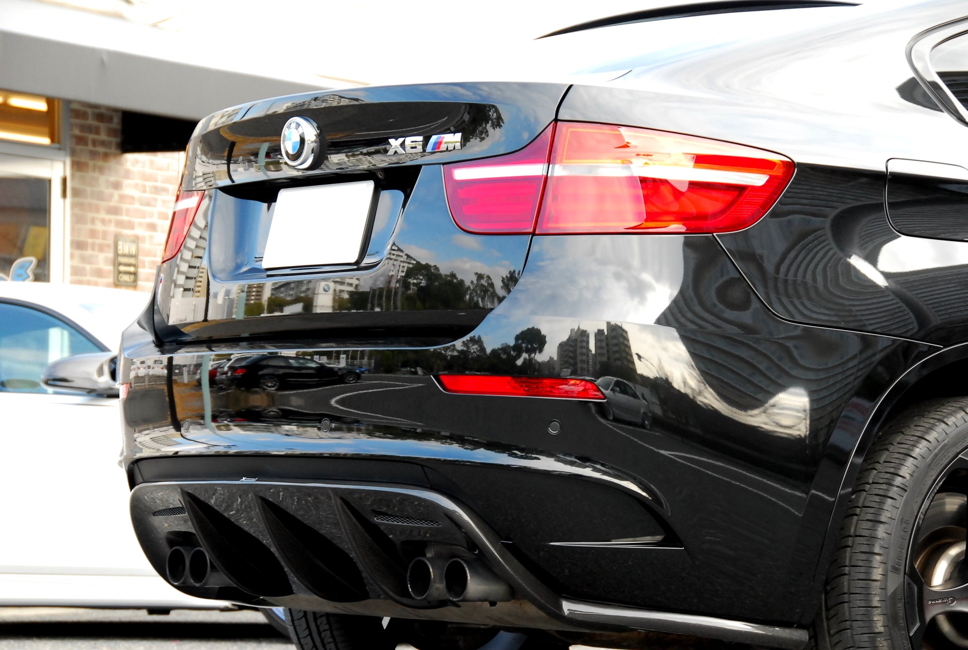 BMW E71 X6 M Carbon Fiber Rear Diffuser