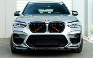  BMW F97 X3M F98 X4M Carbon Fiber Headlight Covers
