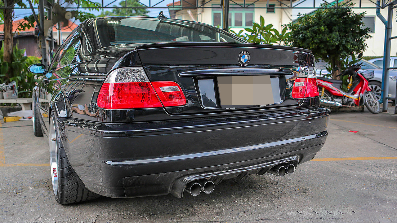 BMW E46 M3 GTS Carbon Fiber Rear Diffuser