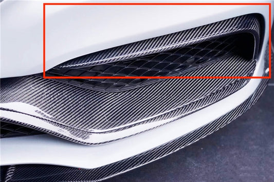 Mercedes Benz W205 C63 AMG Carbon Fiber Front Upper Trims