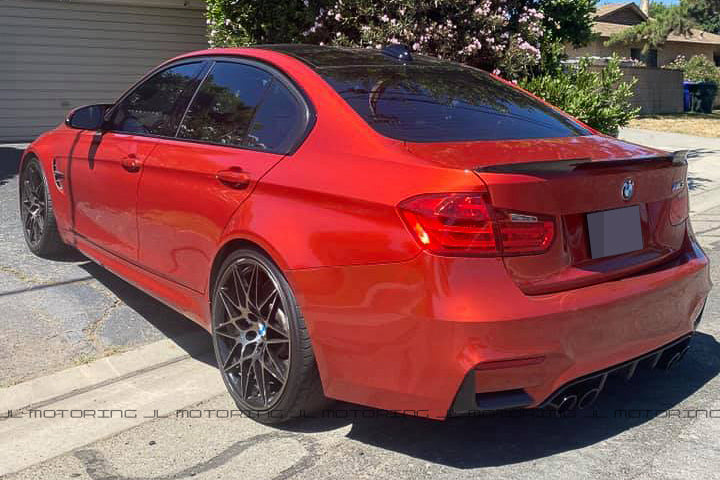 BMW F80 F82 F83 M3 M4 Carbon Fiber Rear Bumper Trims