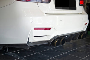 BMW F30 M3 Style Rear Bumper Carbon Fiber Rear Diffuser