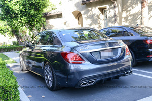 Mercedes Benz W205 C63 C63S AMG Carbon Fiber Rear Diffuser