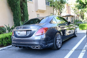 Mercedes Benz W205 C63 C63S AMG Carbon Fiber Rear Diffuser