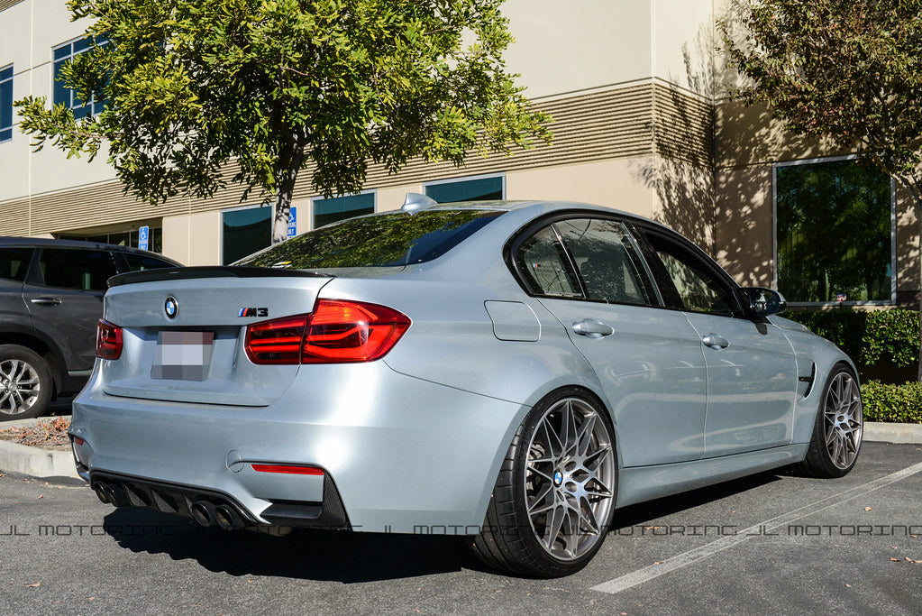 BMW F80 F82 F83 M3 M4 Carbon Fiber Rear Bumper Trims