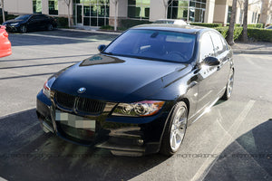 BMW E90 E91 3 Series 328 335 M Sport Carbon Fiber Front Splitters