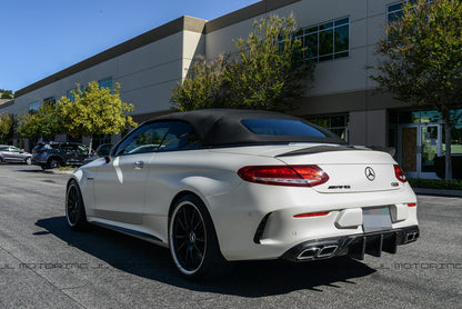 Mercedes Benz C205 C63 C63S AMG GTS Carbon Fiber Rear Diffuser