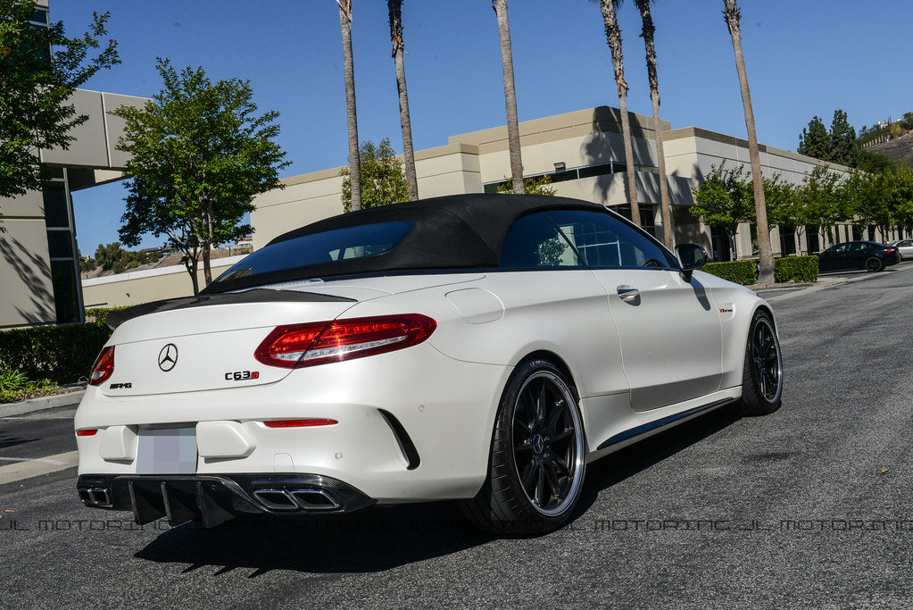 Mercedes Benz C205 C63 C63S AMG GTS Carbon Fiber Rear Diffuser