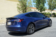 Load image into Gallery viewer, Tesla Model 3 Carbon Fiber Trunk Spoiler
