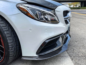 Mercedes Benz W205 C63 C63S AMG GTX Carbon Fiber Front Lip