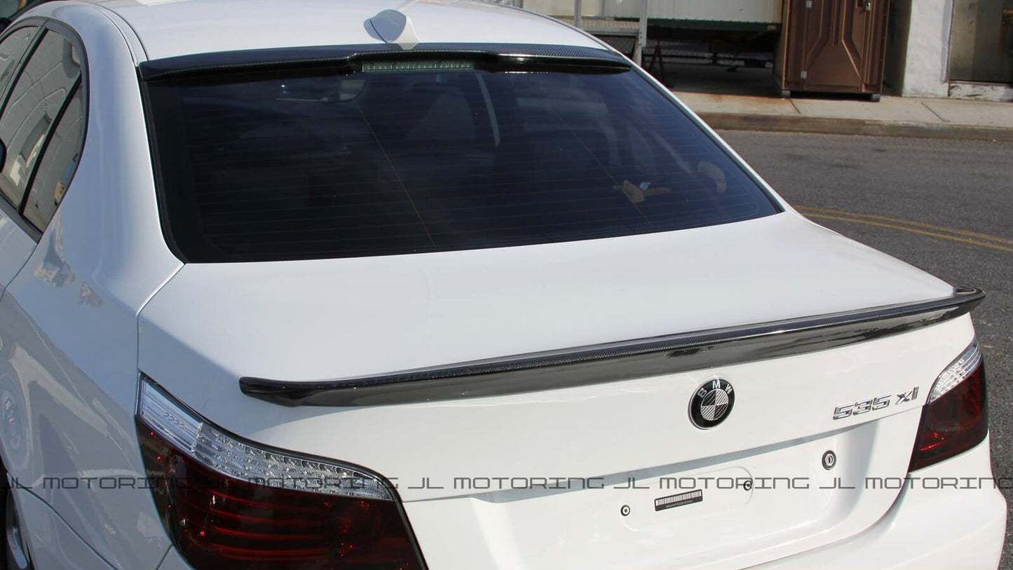 BMW E60 5 Series ACS Style Carbon Fiber Trunk Spoiler