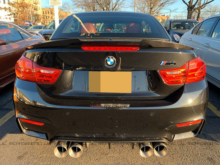 BMW F33 F83 M4 Convertible M Style Carbon Fiber Trunk Spoiler